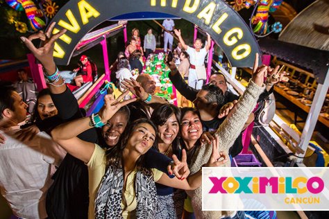 Xoximilco in Cancun: Party, Music and Folklore